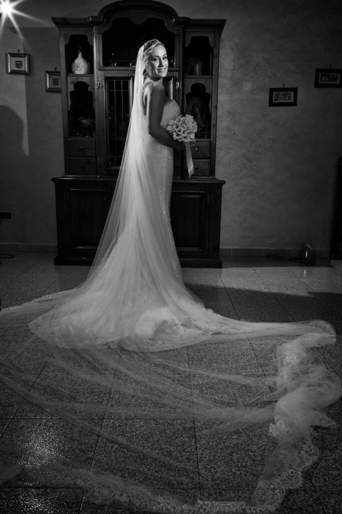 splendido abito da sposa