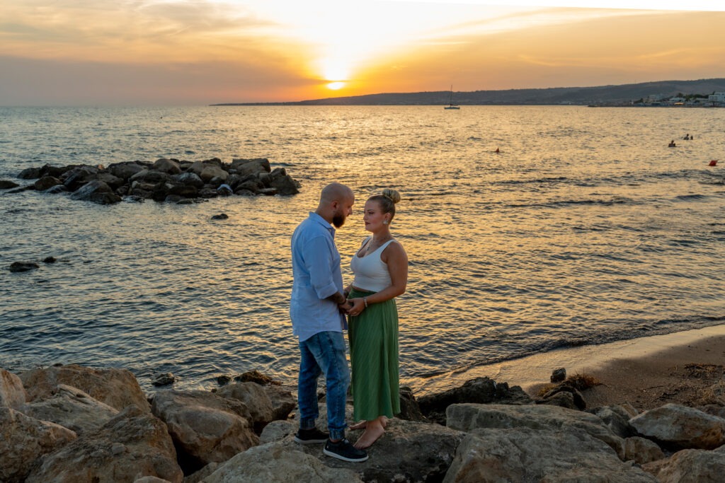 Foto prematrimoniali al mare 