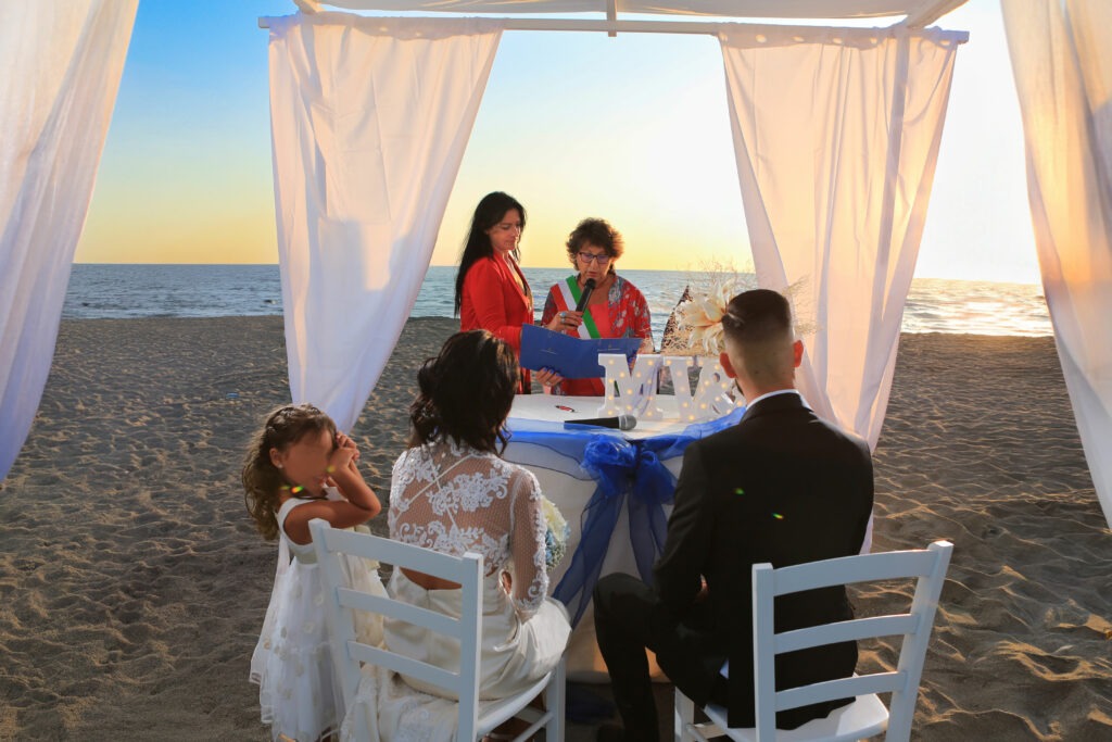 servizio fotografico matrimonio al mare